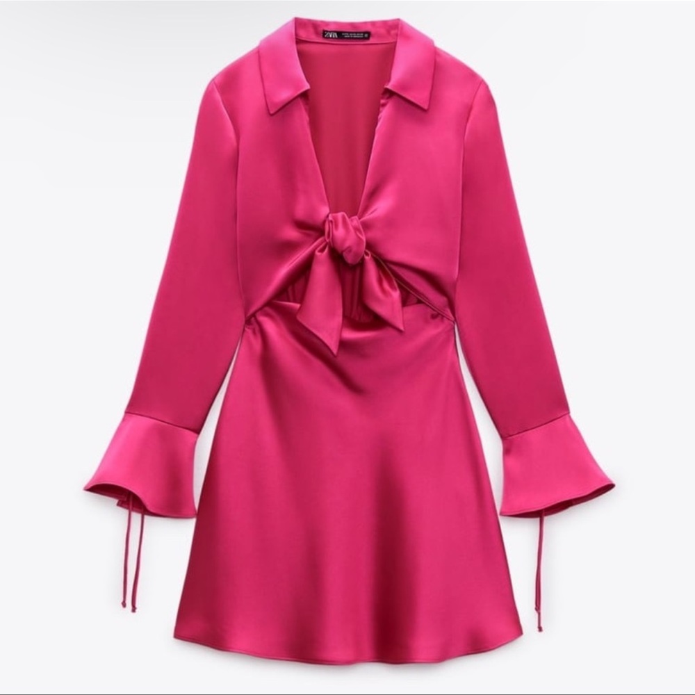 Zara fuchsia dress